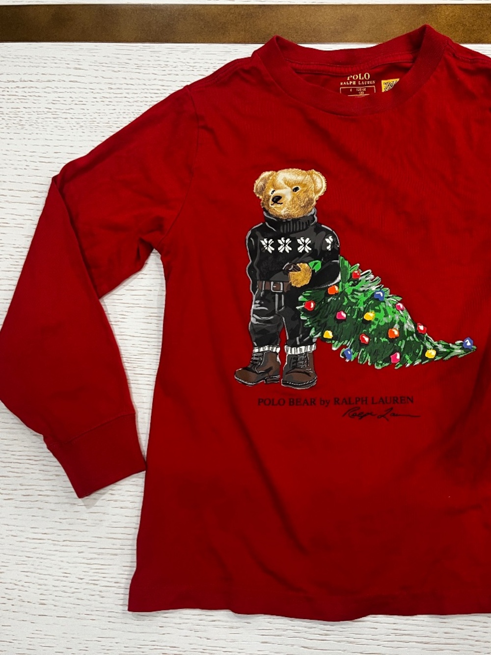 Polo Ralph Lauren Christmas Teddy Bear Shirt – Size 6